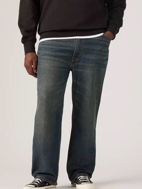 Men’s Levi’s 559 Jeans Dark Wash Blue Denim Relaxed Straight 54X29 Big&Tall NWT